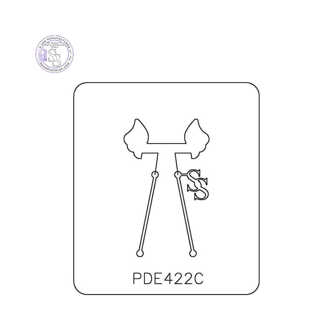 PANCAKE DIE PDE422C EARRING WING